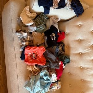 Lot of baby boy clothes newborn to 6 months